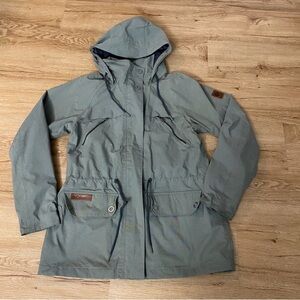 Columbia Green Utility Jacket with Hood